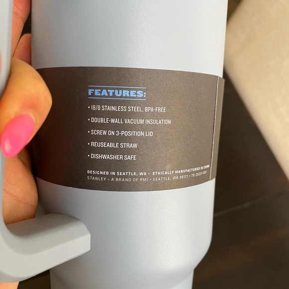 Brand new Stanley 40 Stainless tumbler in chambray - Picture 4 of 5